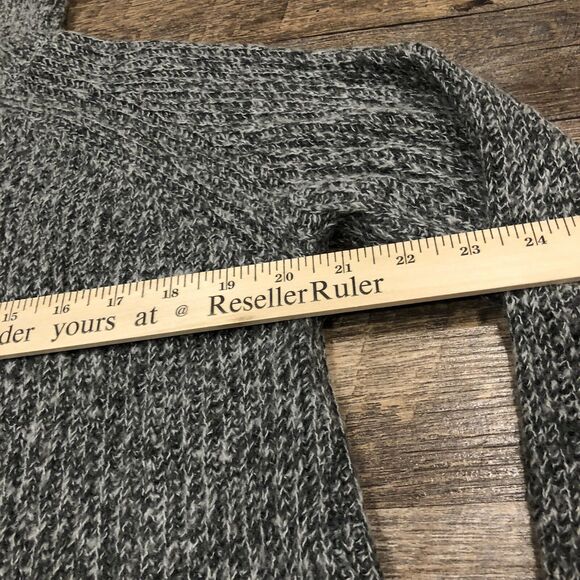 Express Sweater Womens Small Gray Turtleneck Wool Blend Knit Sweatshirt Ladies - Picture 9 of 11